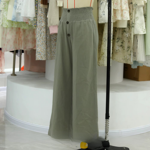 SAGE - HIGH WAIST WIDE-LEG PANTS