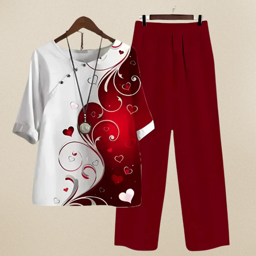 Liv - Elegant and Comfortable Shirt and Pants Set