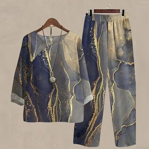 Liv - Elegant and Comfortable Shirt and Pants Set