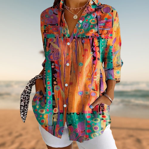 CALISTA™ | VIBRANT BOHEMIAN-STYLE BLOUSE