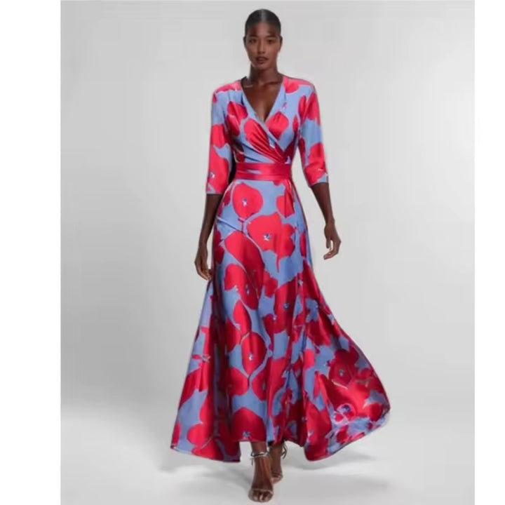 Emily | Stylish Floral Wrap Dress