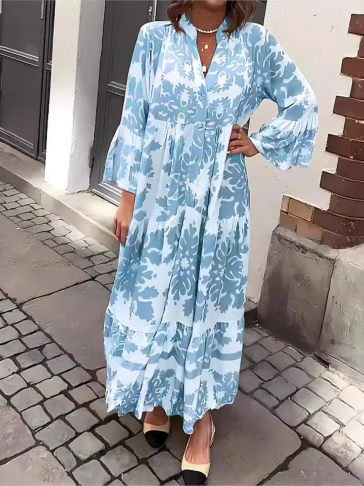 Sarai | Bohemian Flare Sleeve Maxi Dress