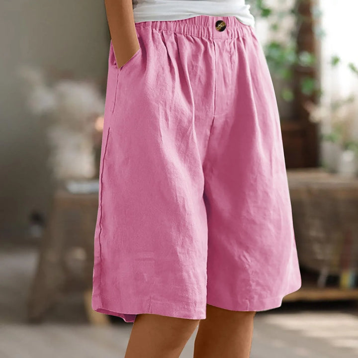 LAYLA - CASUAL LINEN DRAWSTRING SHORTS