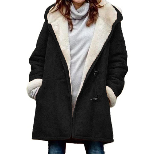 Daphne – Women’s Vintage Fleece Hooded Winter Coat