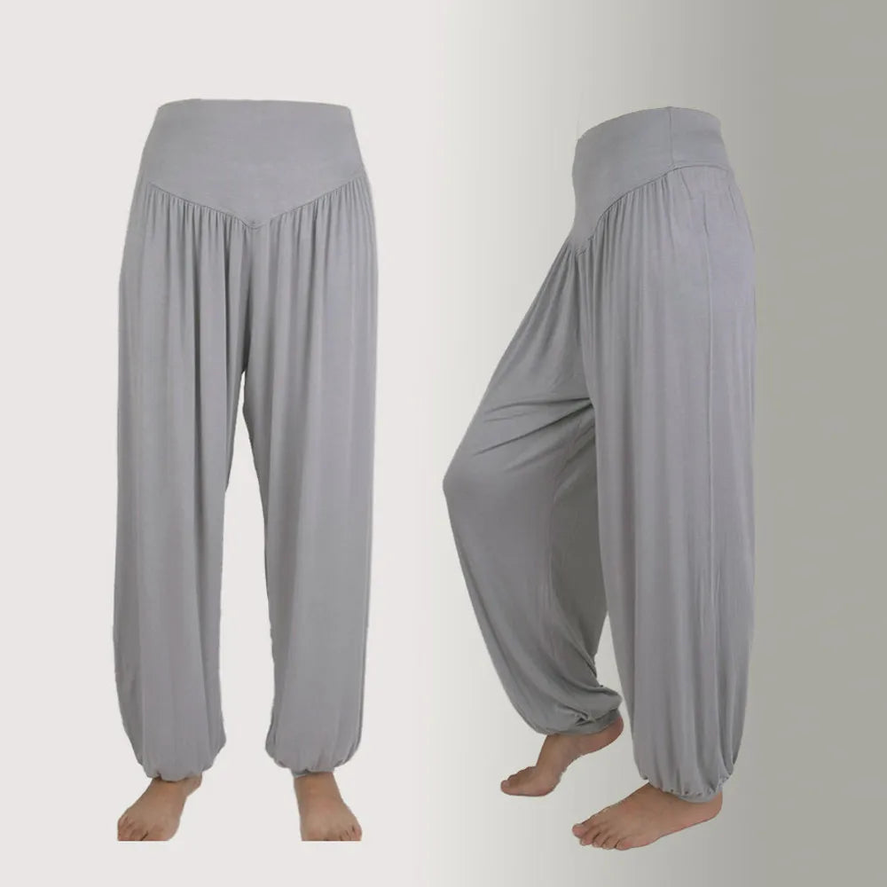LYRA - LACE TRIM MID-WAIST PANTS