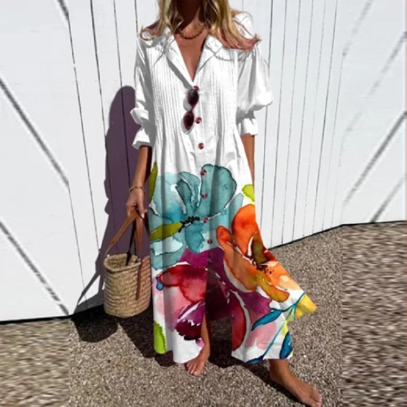 LUNVRA | BLOOM BOLDLY MAXI DRESS