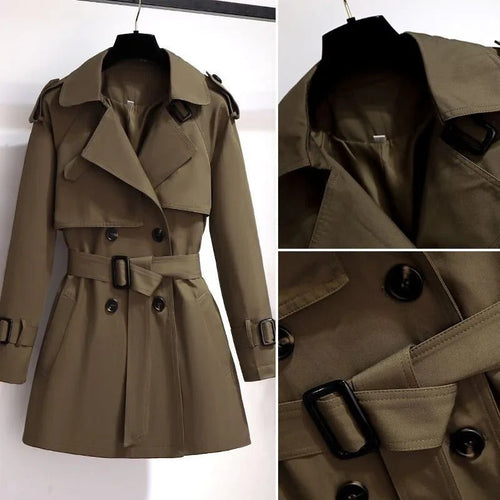 Mirella™ | Short and Chic Trench Coat for Women