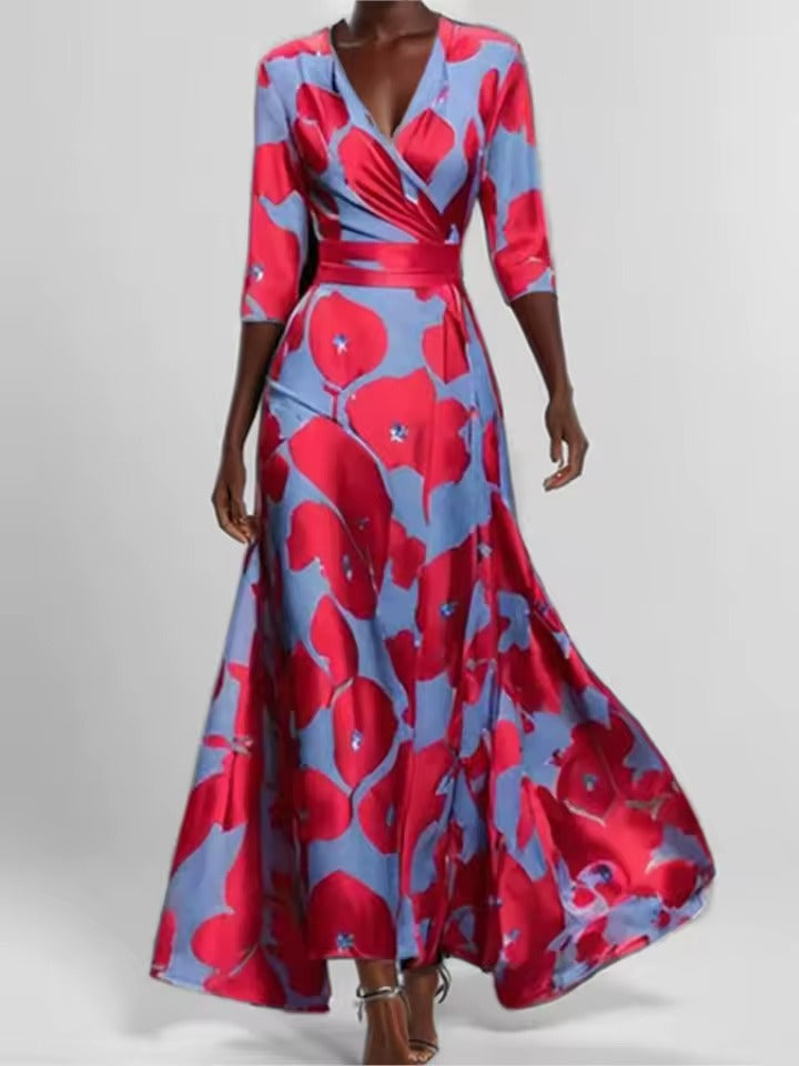Emily | Stylish Floral Wrap Dress