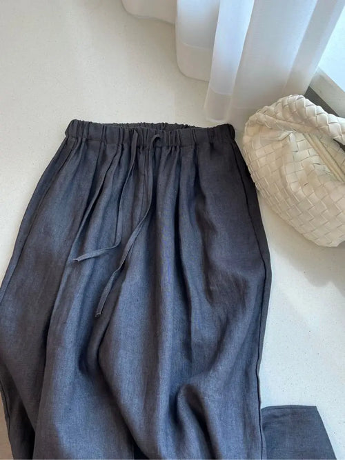 AYLA – HIGH-WAIST STRAIGHT TROUSERS