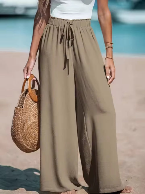 LUNA - RELAXED FIT WIDE-LEG PANTS