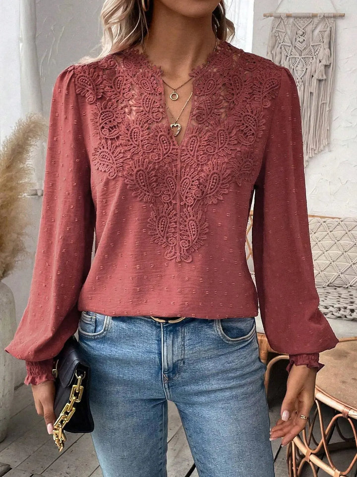 Clarisse – Women’s Square Collar Knitted Pullover Sweater
