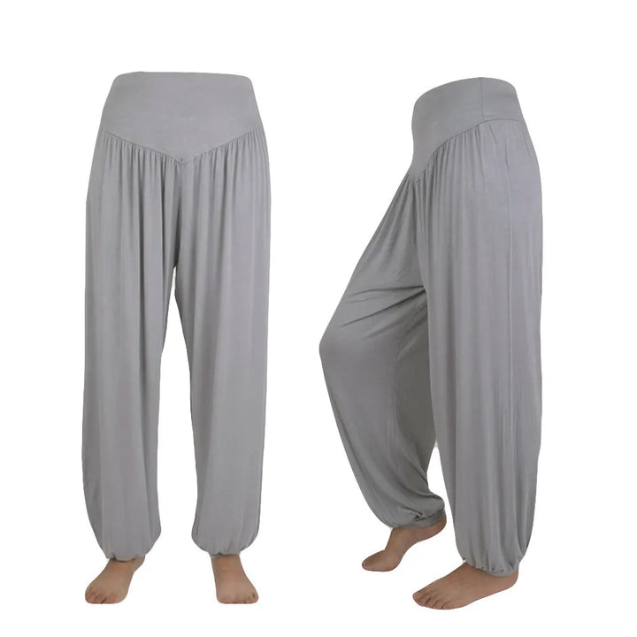 LYRA - LACE TRIM MID-WAIST PANTS