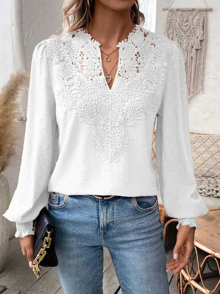 Clarisse – Women’s Square Collar Knitted Pullover Sweater