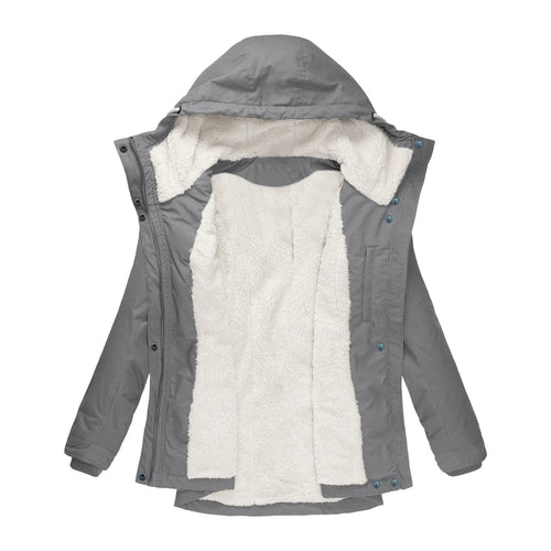 Claudine – Women’s Winter Hooded Fleece Coat