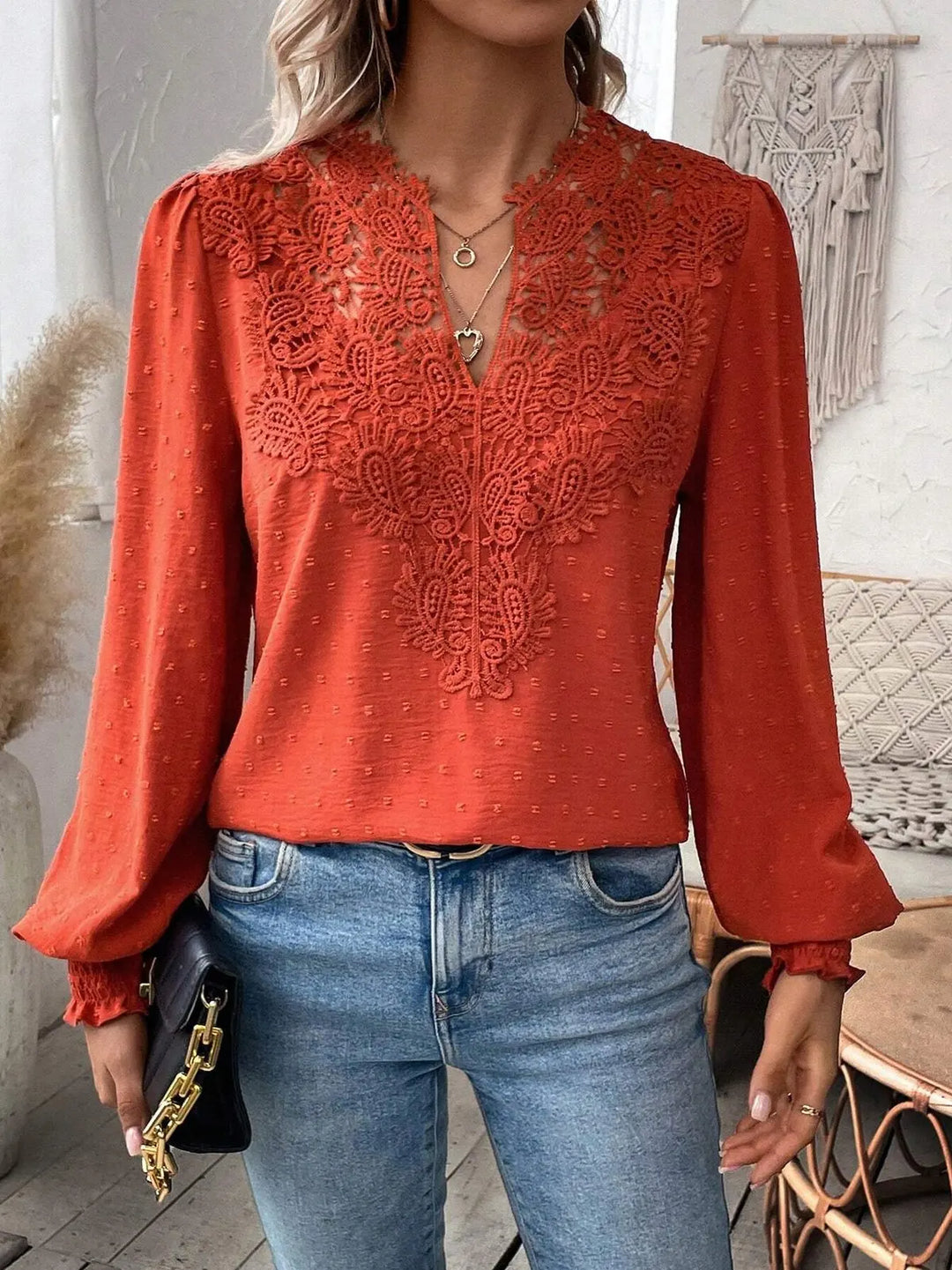 Clarisse – Women’s Square Collar Knitted Pullover Sweater