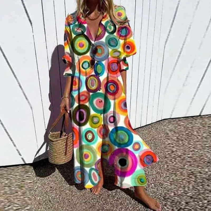LUNVRA | BLOOM BOLDLY MAXI DRESS