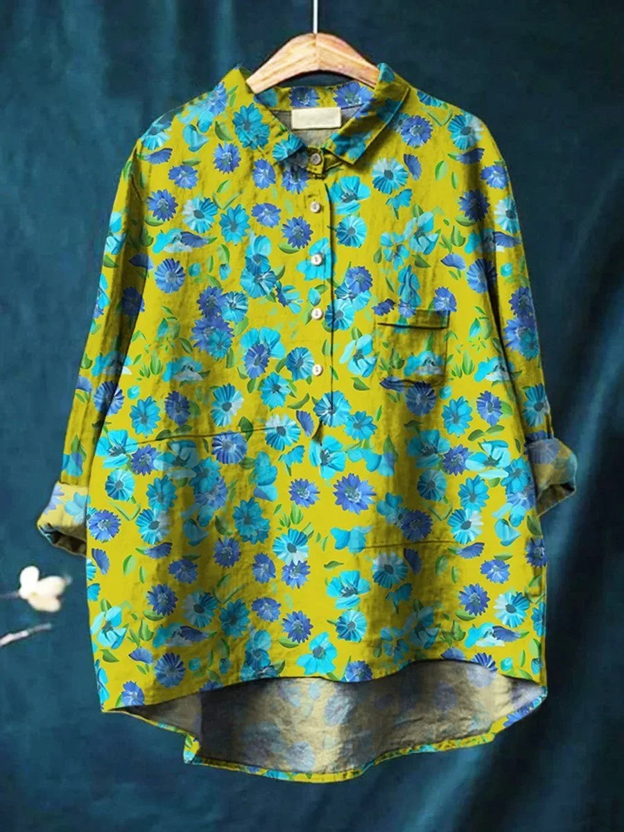 Sofia® | Stylish Floral Print Shirt