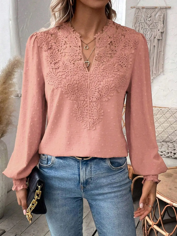 Clarisse – Women’s Square Collar Knitted Pullover Sweater