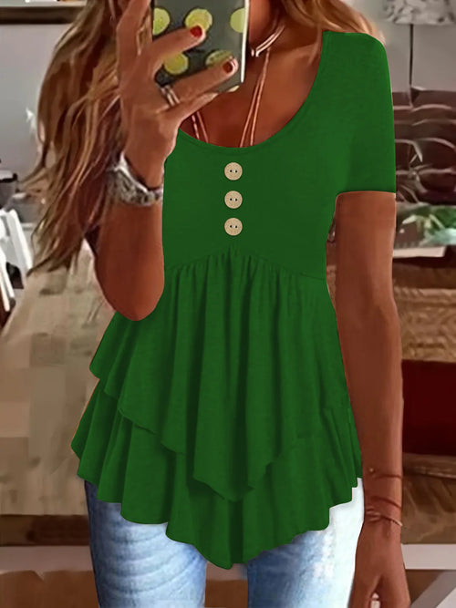 BELLE – RUFFLED VINTAGE TOP