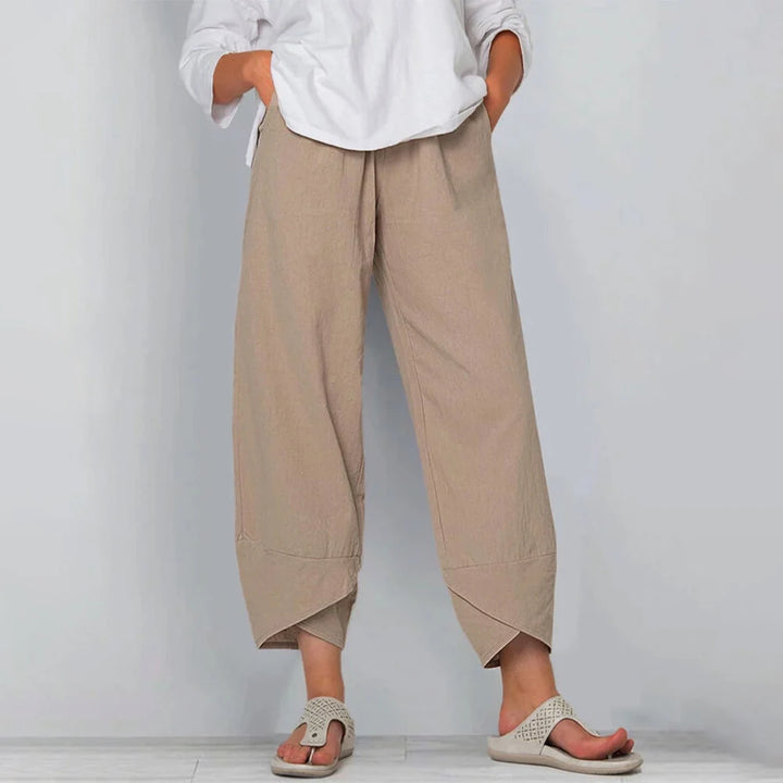 ZARA - VINTAGE COTTON LINEN HAREM PANTS