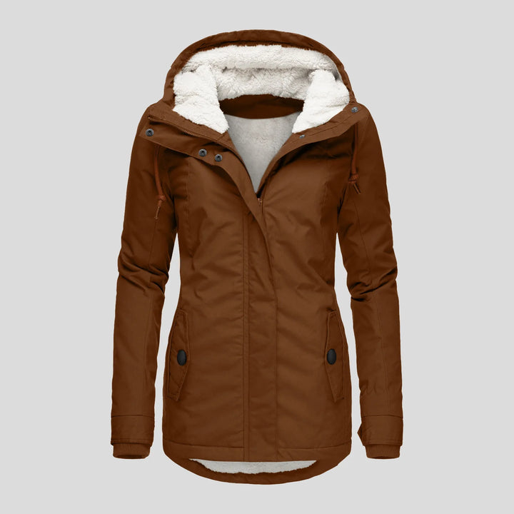 Claudine – Women’s Winter Hooded Fleece Coat