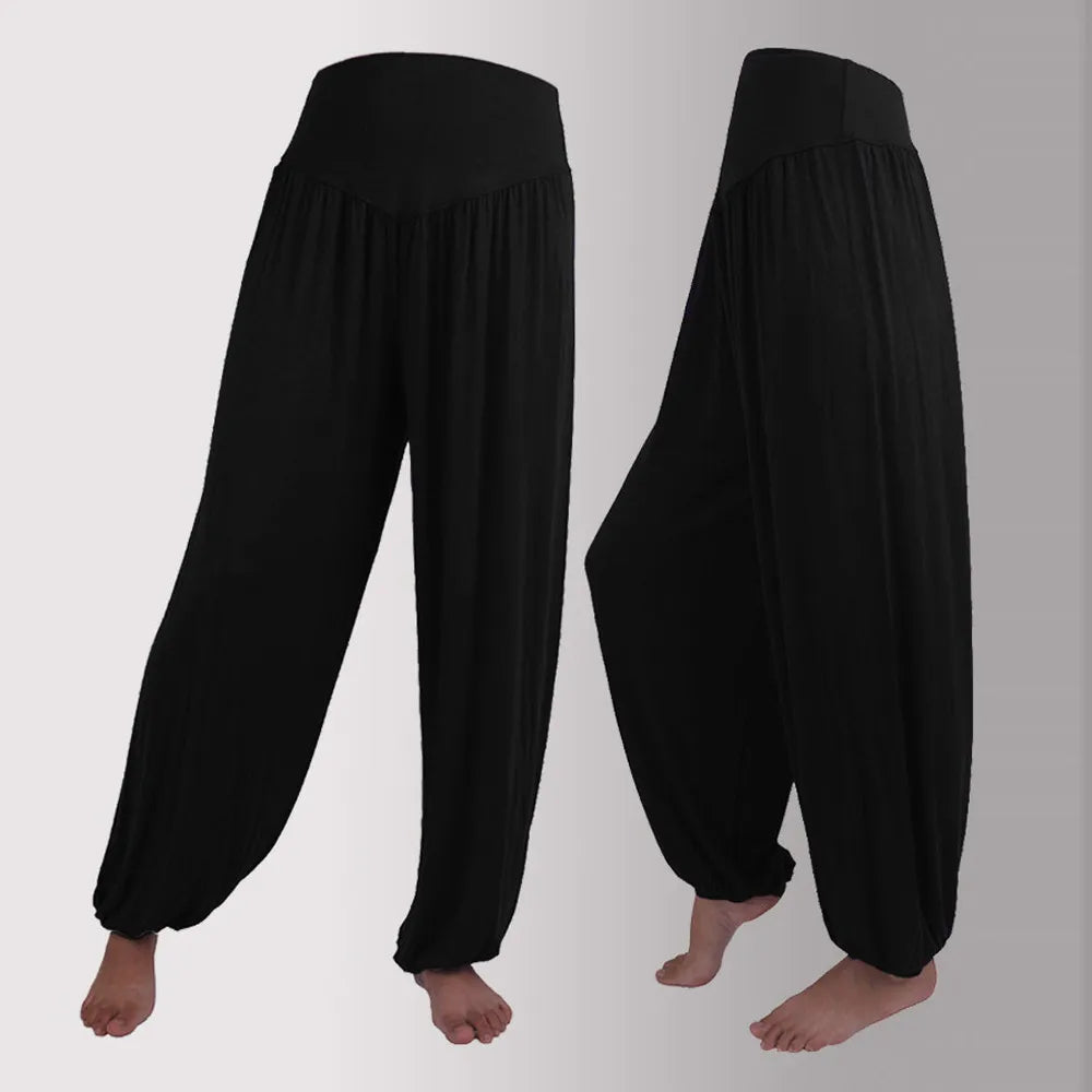 LYRA - LACE TRIM MID-WAIST PANTS