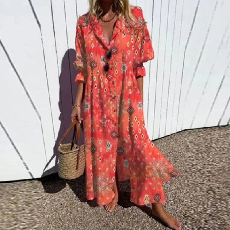 LUNVRA | BLOOM BOLDLY MAXI DRESS