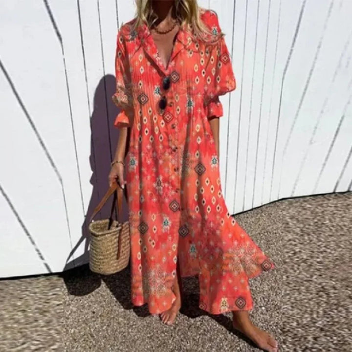 LUNVRA | BLOOM BOLDLY MAXI DRESS