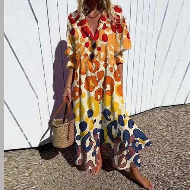 LUNVRA | BLOOM BOLDLY MAXI DRESS