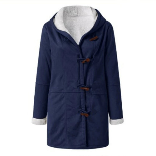 Daphne – Women’s Vintage Fleece Hooded Winter Coat