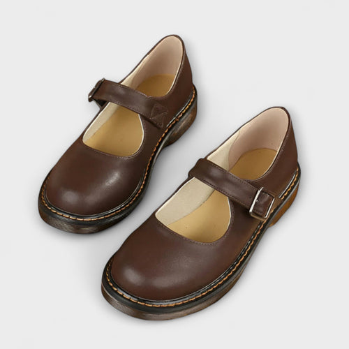 MADELINE - VINTAGE MARY JANE LEATHER SHOES