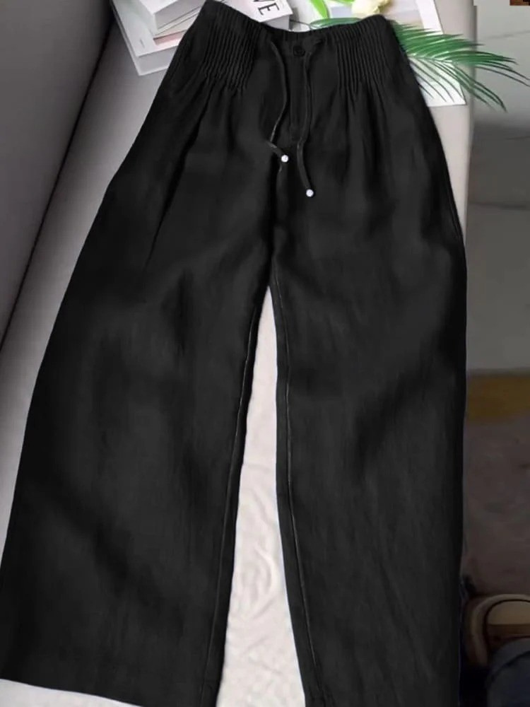 Elara Atelier – Limited Edition Pleated Linen Pant