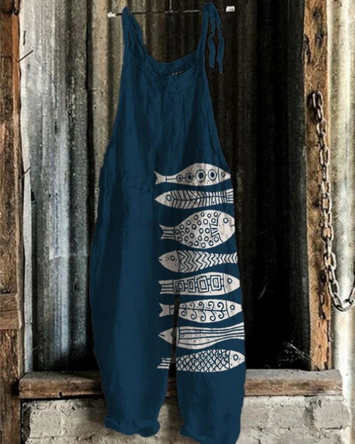 Bea | Retro Floral Jumpsuit