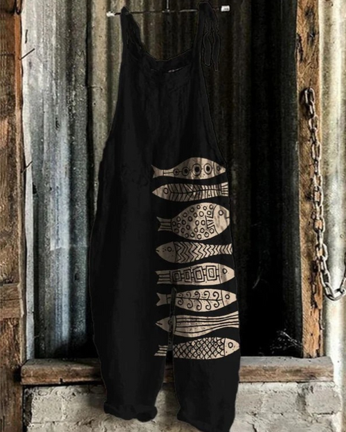 Bea | Retro Floral Jumpsuit