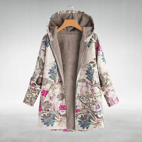 Sofia™ | Stylish Floral Fleece Jacket