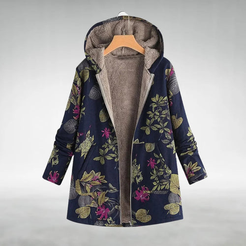 Sofia™ | Stylish Floral Fleece Jacket