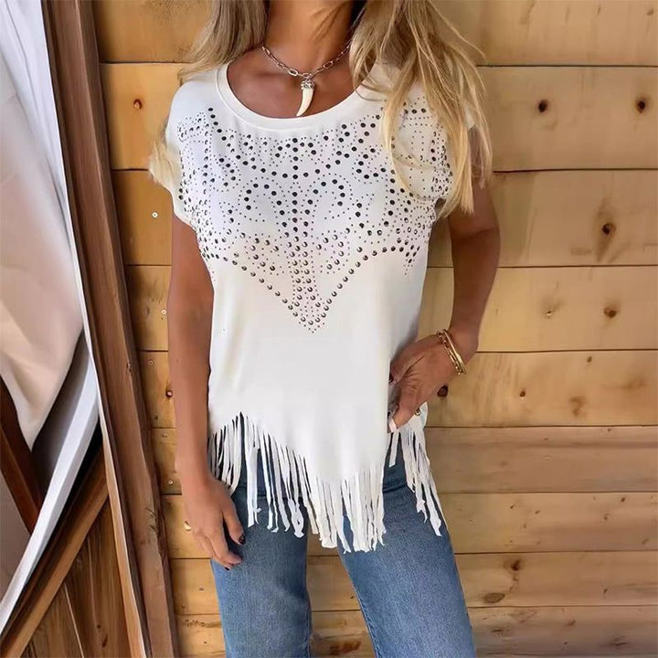 Helena – Chic playful short sleeve T-shirt