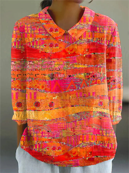 SORAYA – VINTAGE COLORFUL BLOUSE