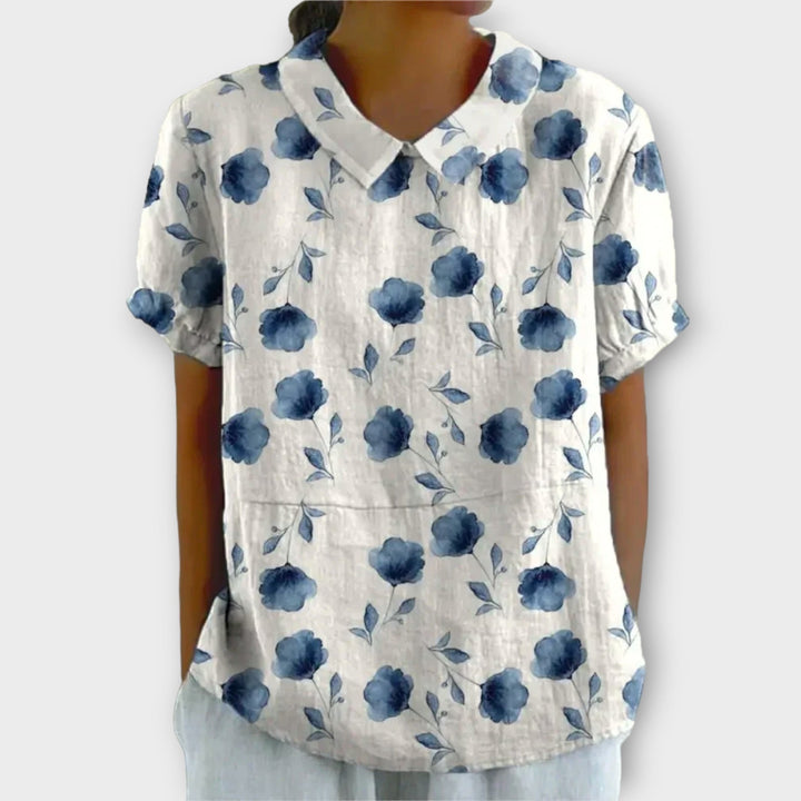 Clava - Stylish Casual Floral Blouse