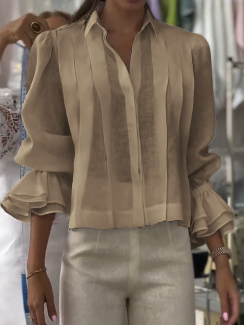 Verena – Lumière Lapel Blouse
