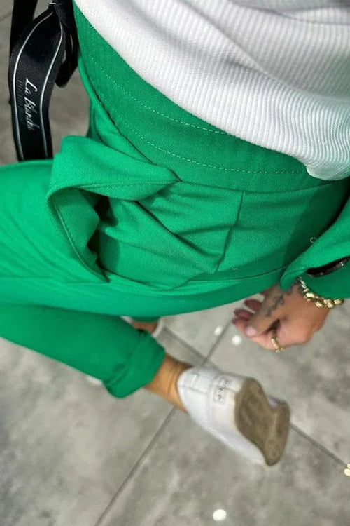 Ksenia | Tailored set with a soft blazer and relaxed joggers