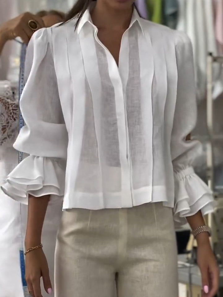 Verena – Lumière Lapel Blouse