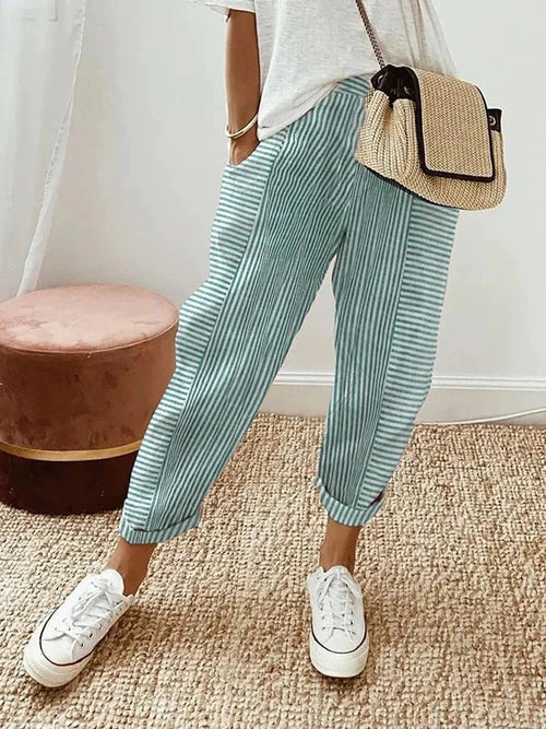 Luna™ – Striped Comfort Trousers
