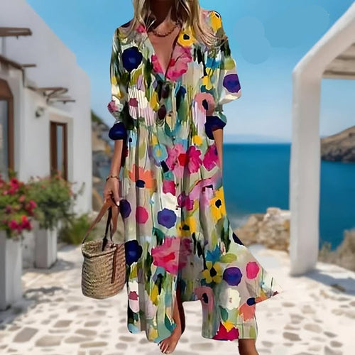 LUNVRA | BLOOM BOLDLY MAXI DRESS