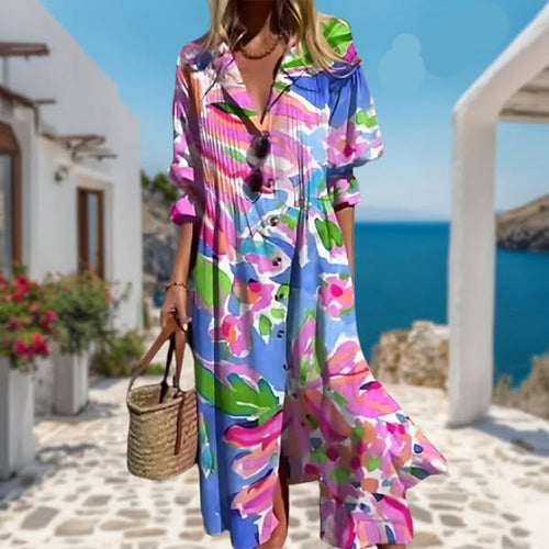 LUNVRA | BLOOM BOLDLY MAXI DRESS