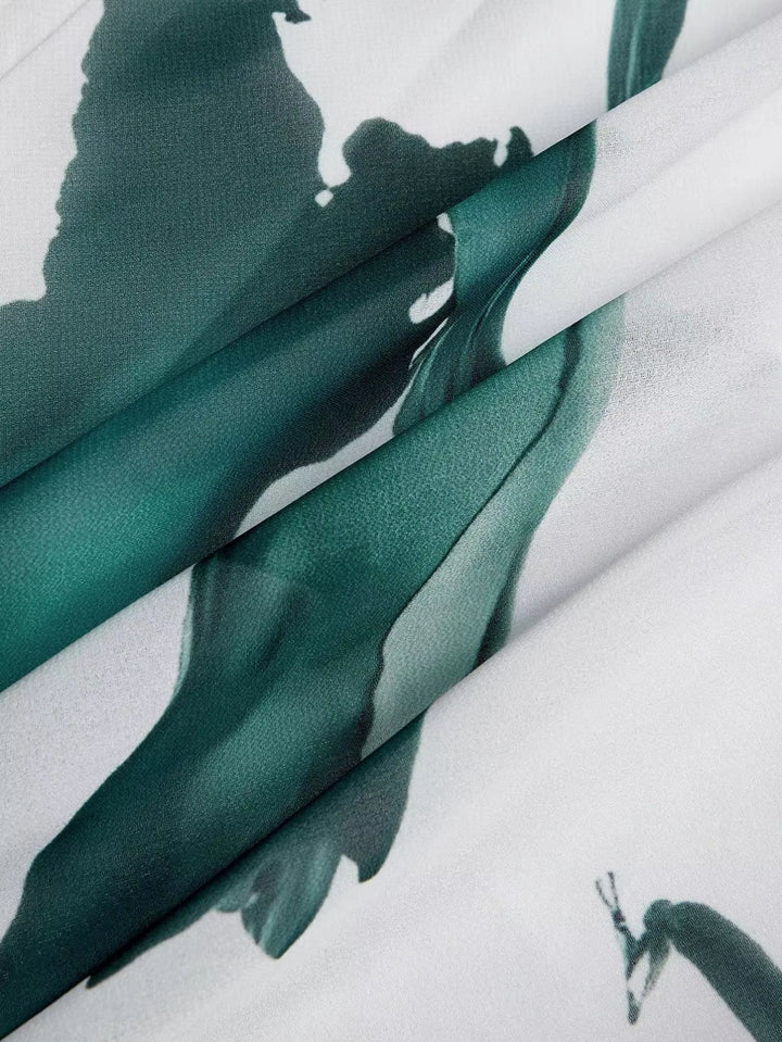 Lusso Vita™ | Watercolour Effect Maxi Dress