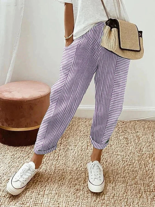 Luna™ – Striped Comfort Trousers