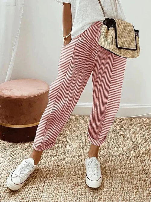 Luna™ – Striped Comfort Trousers