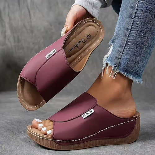 Comfortable Casual Wedge Heeled Sandals for Women