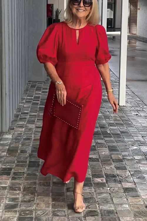 Natalia | Timeless Puff Dress